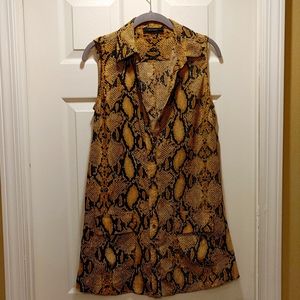 Snake Print Tank Top